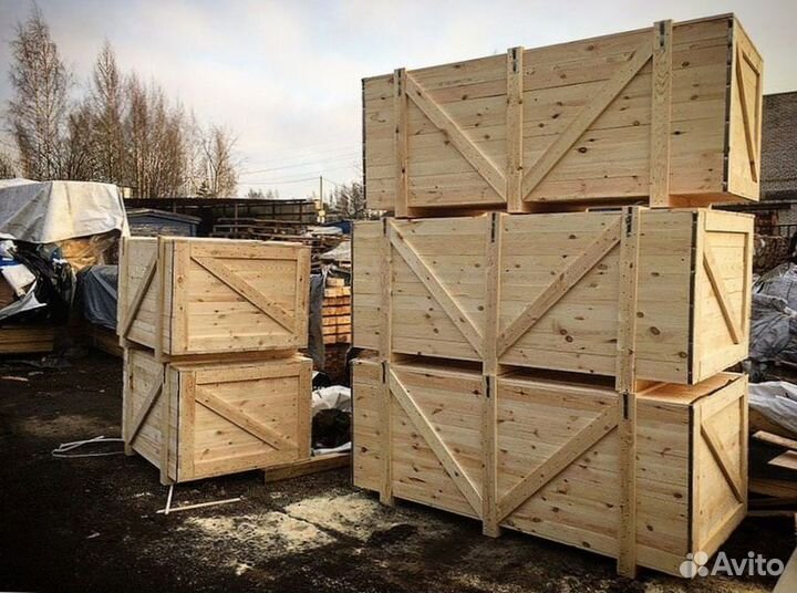 Ящики деревянные для транспортировки грузов