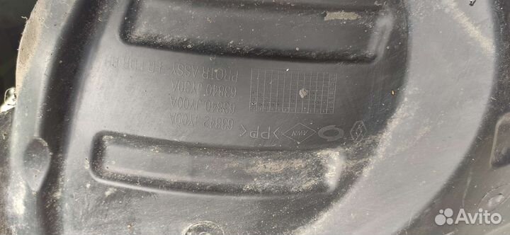 Renault koleos подкрылок/локер