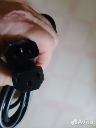 Питающий кабель для системника, монитора и т.п