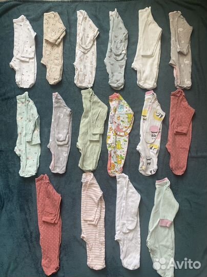 Пакет вещей для новожденной девочки, гардероб 0-3