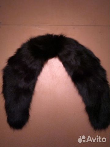 Меховой воротник натуральный мех для поделок