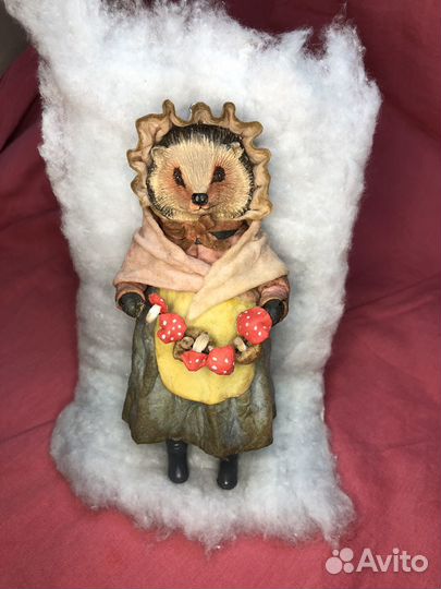 Ватные елочные игрушки