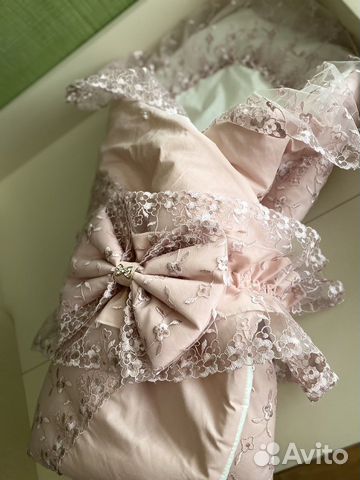 Конверт на выписку для девочки демисезонн