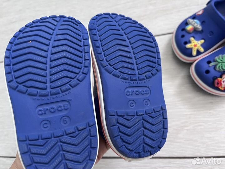 Сабо клоги crocs р 21 с5 для двойни