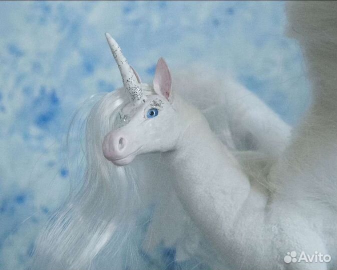 Пегас. Авторская игрушка на каркасе