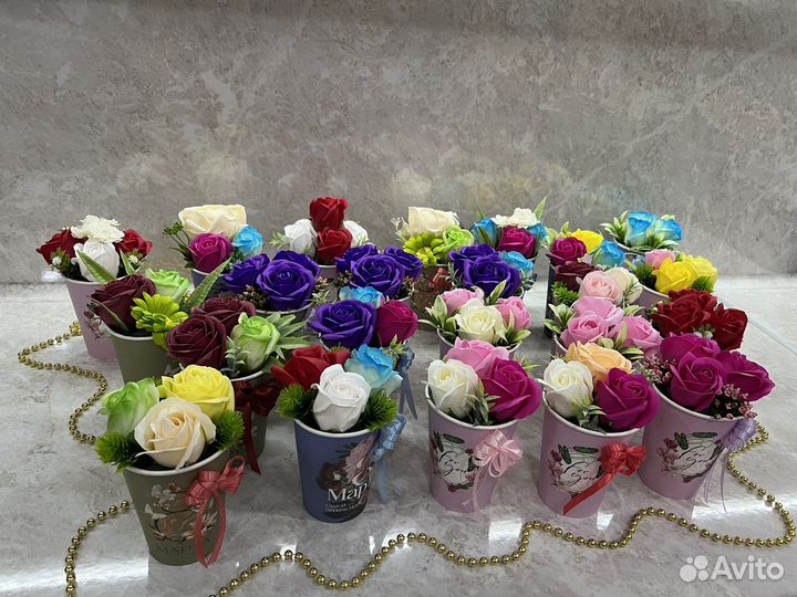 Мыльные букеты