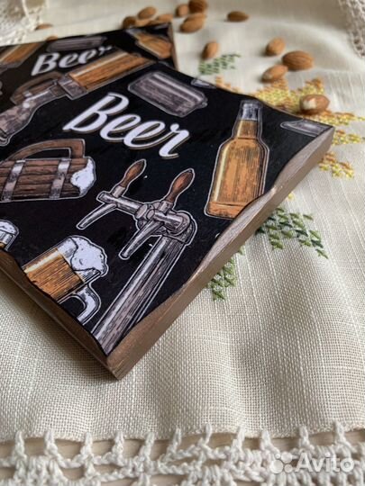 Под пиво костер(подставка)