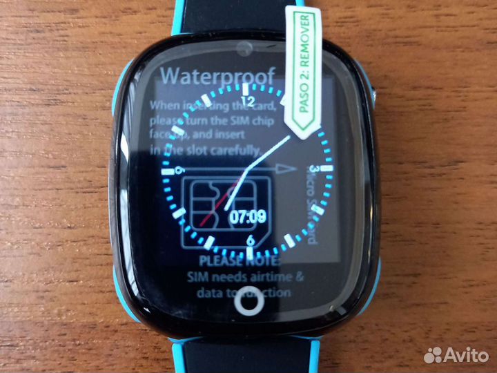 Детские часы Smart Baby Watch HW11 Blue с gps