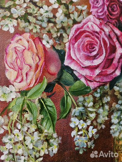 Картина маслом на холсте натюрморт