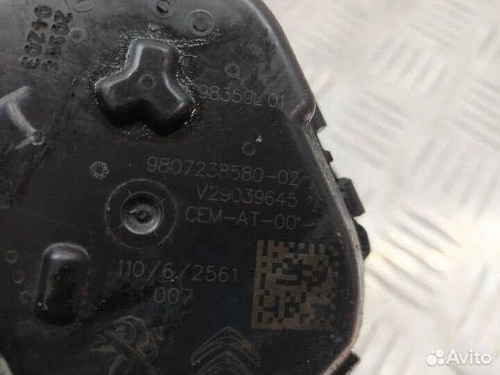 Б/У Б/У Заслонка дроссельная 9807238580