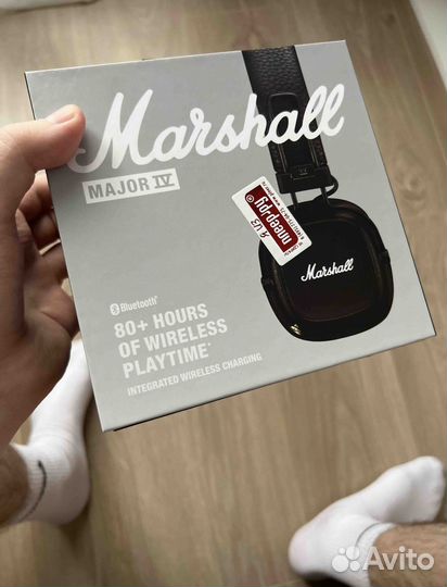 Беспроводные наушники Marshall major IV Black