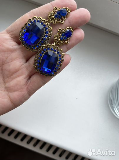 Ободок с серьгами