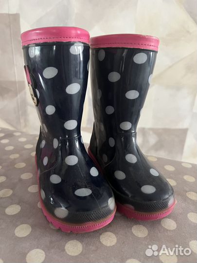 Резиновые сапоги для девочки 24 размер