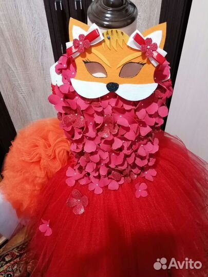 Платье лисички
