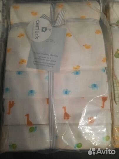 Новые пелёнки Carters, 76102 см