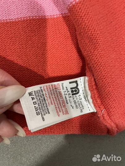 Кофточка mothercare 1-3 мес
