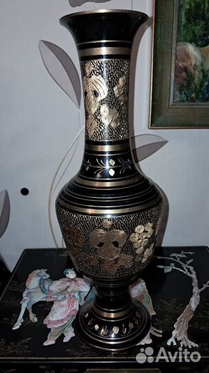 Ваза индия латунь