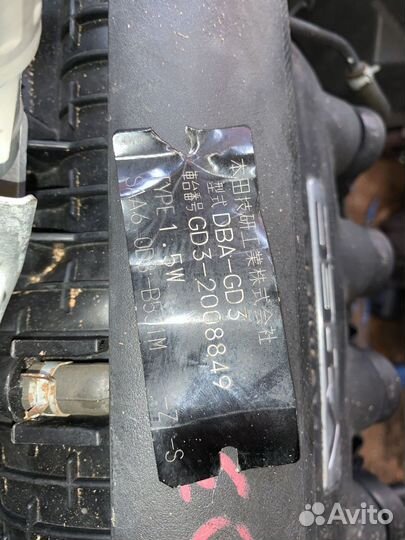 Двс c Honda Airwave GJ1 L15A