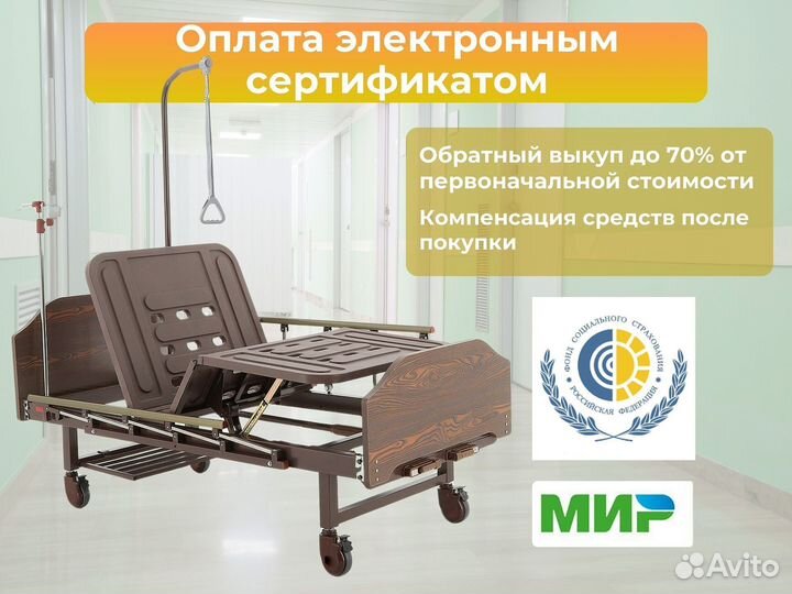 Кровать медицинская функциональная