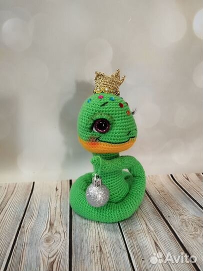 Змейка вязанная