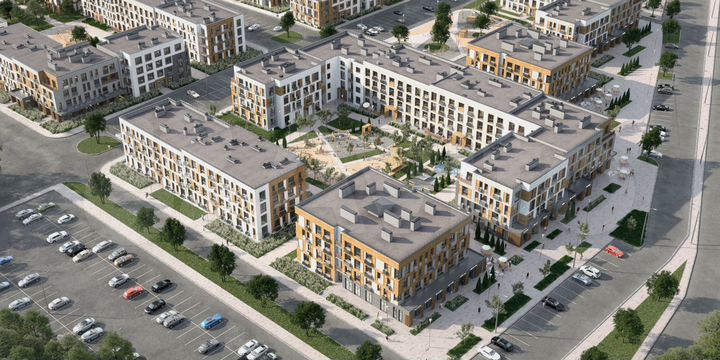 1-к. квартира, 56,9 м², 1/4 эт.