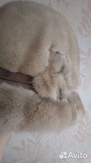 Капор из меха норки