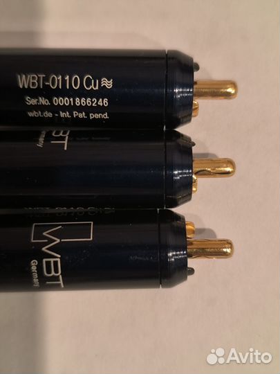 Разьем RCA WBT-0110 Cu