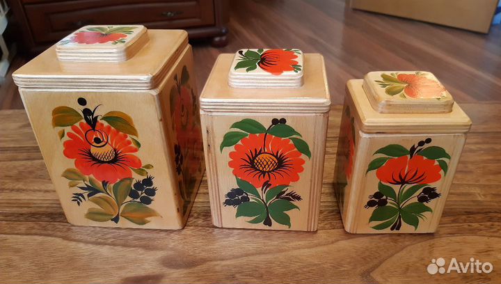 Набор - короба для сыпучих продуктов