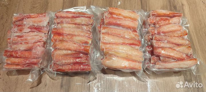 Мясо Камчатского Краба,Вторая фаланга, Крупное