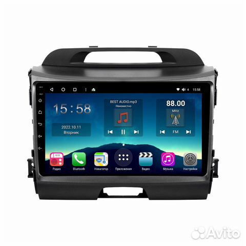 Магнитола для Kia Sportage 3 WiFi+4G