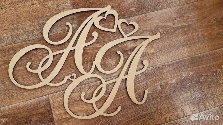 Инициалы на свадьбу