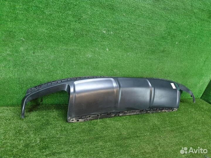 Юбка заднего бампера Audi Q7 2 (2015-2019) S-line