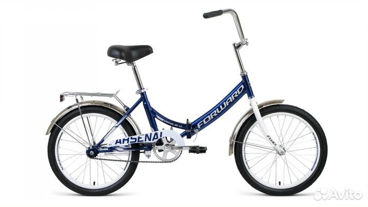 Велосипед складной Forward Arsenal 1.0 d-20 1x1 (2