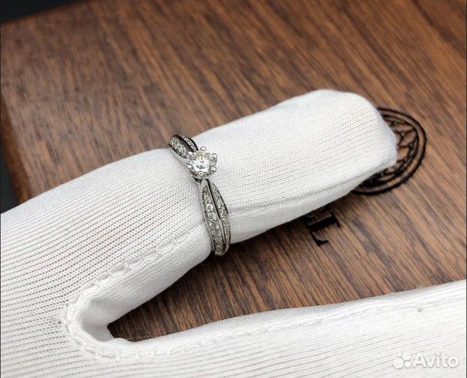 Помолвочное Новое Золотое Кольцо 585