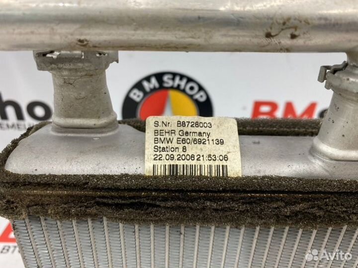 Радиатор печки Bmw 525I E60 M54B25 2004
