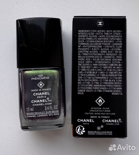 Chanel лак для ногтей 189 phenomene 2024