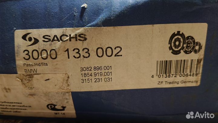 Сцепление sachs для BMW