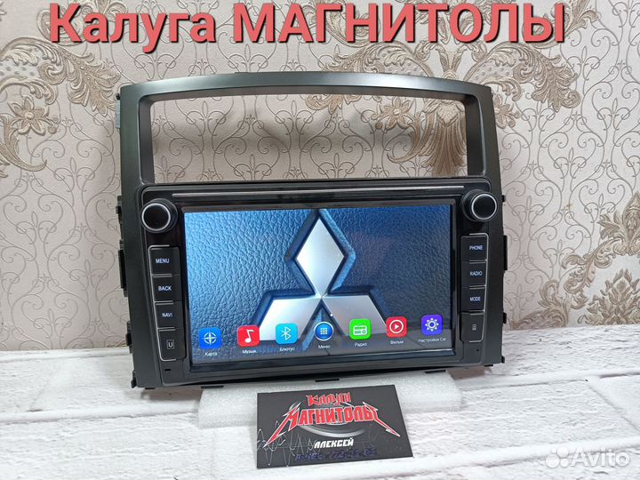 Магнитола Mitsubishi Pajero 4 android новая