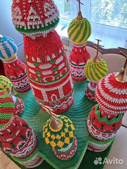 Храм Василия Блаженного оригами