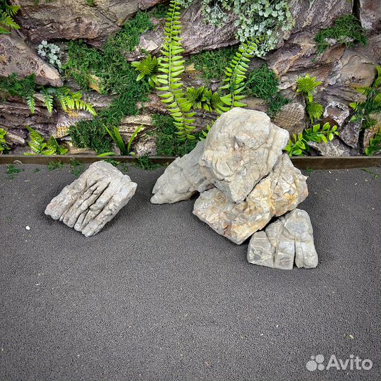 Камни для аквариума / Серый Лао (кам48)