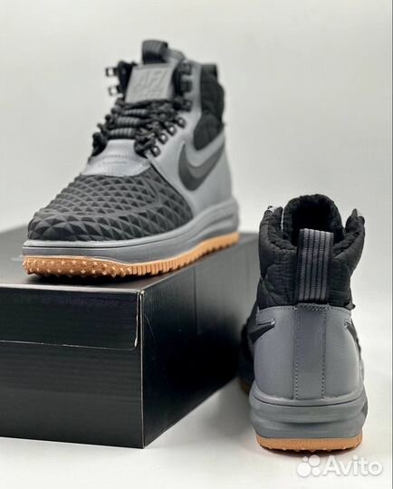 Nike Lunar Force 1 Duckboot Grey Black