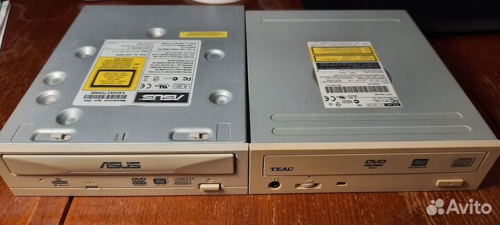 DVD-RW приводы asus и teac