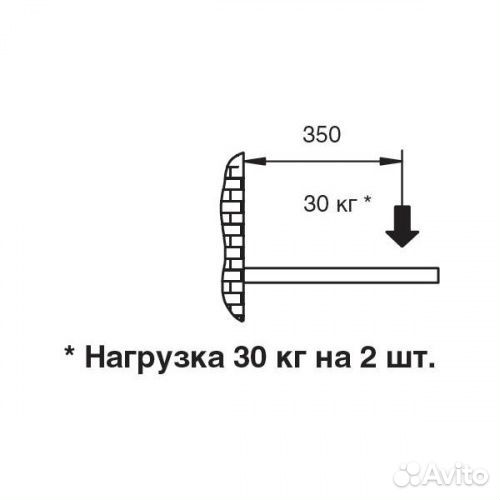 Менсолодержатель, держатель для полки