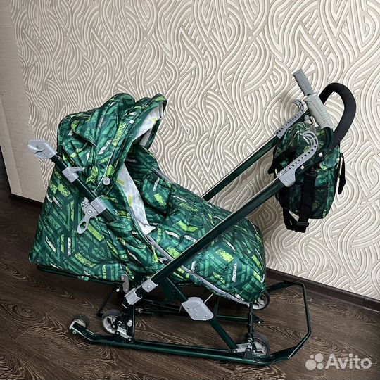 Утепленные санки