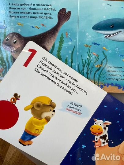 Набор из 2х книжек с картинками для малышей