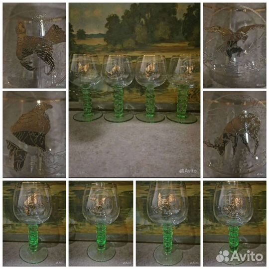 Бокалы, фужеры, стопки винтаж. Разные