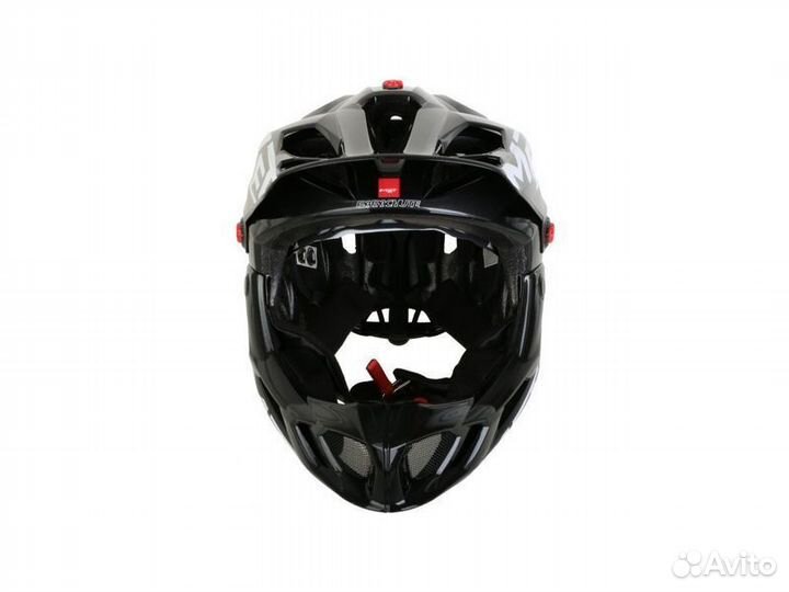 Шлем MET Parachute, размер - М (54-58 см), черно-б