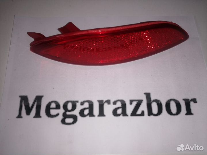 Катафот в бампер задний правый Hyundai Solaris 1