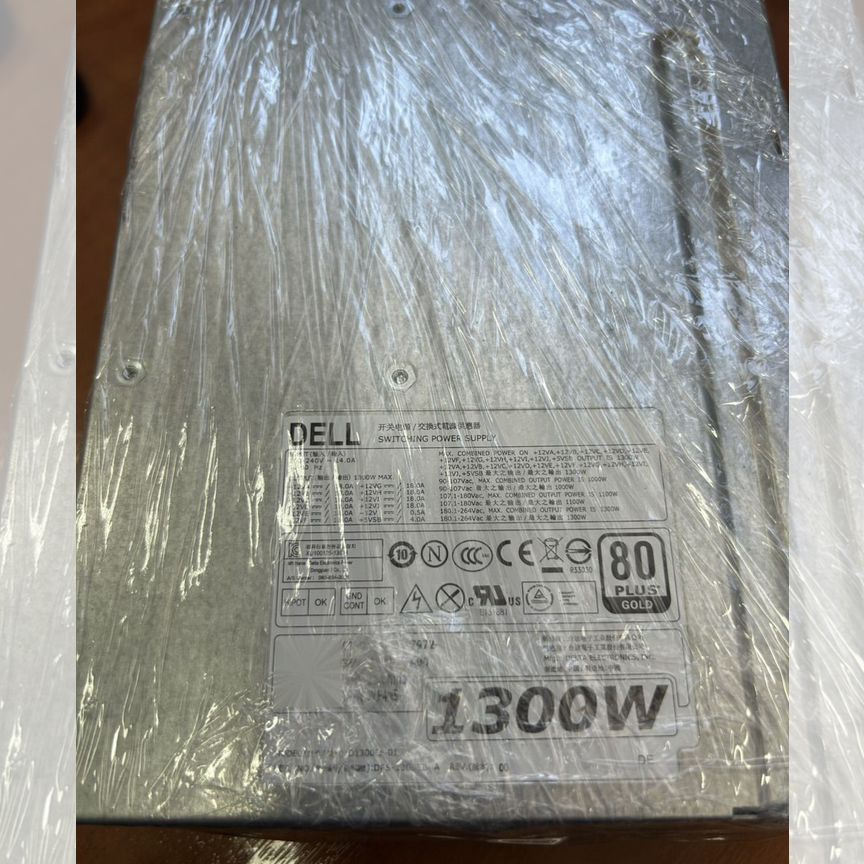 [D1300EF-01] Блок Питания Dell 1300wt7610 T7600