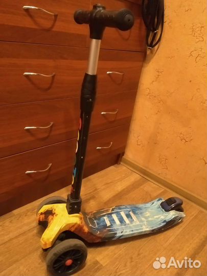 Самокат детский трехколесный бу